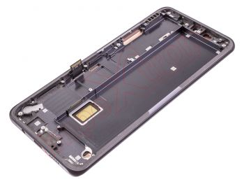 Pantalla completa AMOLED negra con marco negro "Midnight black" para Xiaomi Mi Note 10 Lite, M2002F4LG, M1910F4G - Calidad PREMIUM. Calidad PREMIUM